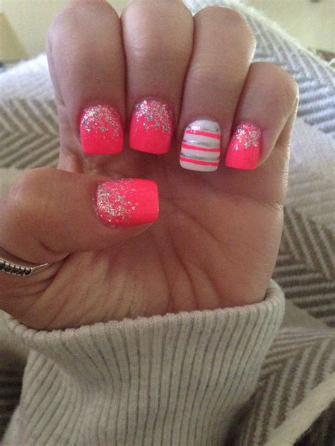 short acrylic nails|short trendy cute acrylic nails.